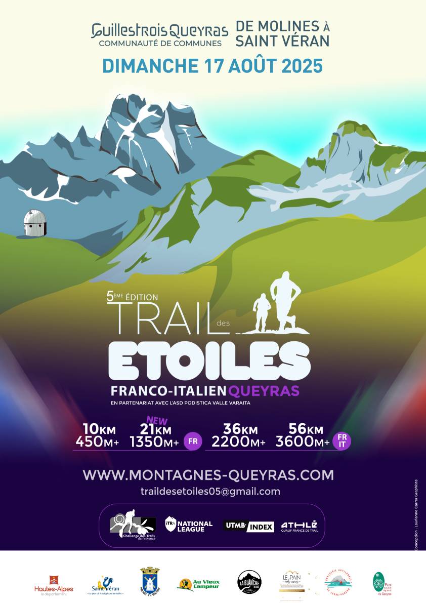 affiche trail des etoiles 2025